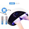 84W 42LEDs UV Nail Dryer Lamp Powerful Nail Polish Dryer Ice Lamp Smart Sensor Manicure Pedicure Nail Gel Fast Drying Machine