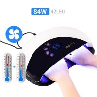 84W 42LEDs UV Nail Dryer Lamp Powerful Nail Polish Dryer Ice Lamp Smart Sensor Manicure Pedicure Nail Gel Fast Drying Machine