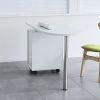 Manicure Nail Table with Drawer White