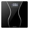 Greater Goods Digital Weight Bathroom Scale, Shine-Through Display, Accurate Glass Scale, Non-Slip & Scratch Resistant, Body Weight (Black) YF