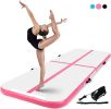Murtisol 13ft Inflatable Gymnastics Training Mats, 4 Inch Thickness Tumbling Mats for Home Yoga,Training,Cheerleading,Yoga& Water Fun with Electric Pu