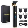(Do Not Sell on Amazon) Men Hair Clippers, Professional Outliner Hair Trimmer Cordless, Mens Beard Trimmer, Wireless Hair Cutting Kit for Barbers, USB