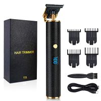 (Do Not Sell on Amazon) Men Hair Clippers, Professional Outliner Hair Trimmer Cordless, Mens Beard Trimmer, Wireless Hair Cutting Kit for Barbers, USB