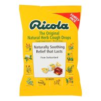 Ricola Cough Drops - Original Herb - Case of 12 - 50 Pack