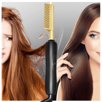 Hair Straightener Brush Comb XH