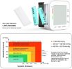 Blood Pressure Monitor Wrist Bp Monitor Large LCD Display Adjustable Wrist Cuff 5.31-7.68inch Automatic 90x2 Sets Memory for Home Use