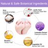 Foot exfoliating mask, suitable for dead skin and calluses, gentle foot care foot mask 3 pieces-lave
