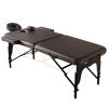 Portable Massage Bed /PU leather Spa Bed/84 Inch long 38 Inch Wide2 Section W/ Adjustable Folding Massage Table