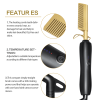 Hair Straightener Brush Comb XH