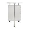 Manicure Nail Table with Drawer White