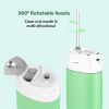 Water Flosser Portable Cordless Dental Oral Irrigator Mini Rechargeable Electric Flossing for Clean Teeth with 3 Modes IPX7 Waterproof for Home Travel