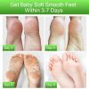 Foot exfoliating mask, suitable for dead skin and calluses, gentle foot care foot mask 2 pieces-Aloe