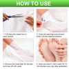 Foot exfoliating mask, suitable for dead skin and calluses, gentle foot care foot mask 2 pieces-Aloe