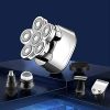 Nice Head Shavers for Men, Wet and Dry Electric Razor for Men, Rechargeable Electric Shavers Trimmer, Head Shaver Clippers Cordless Rotary Shaver Groo
