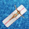 Murtisol 13ft Inflatable Gymnastics Training Mats, 4 Inch Thickness Tumbling Mats for Home Yoga,Training,Cheerleading,Yoga& Water Fun with Electric Pu