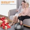 Foot Massager with Heat, NURSAL Electric Shiatsu Foot Massager for Plantar Fasciitis,Multi-Level Settings, Deeply Relax The Feet, Improve Blood Circul