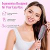 Hair Straightener Brush, MiroPure Infrared Ionic Hair Straightening Brush, 13 Heat Settings with LED Screen & Anti-Scald & Auto-Off, Fast Heating Comb