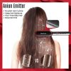 Hair Straightener Comb, MiroPure Hair Straightening Brush, Anion Hair Straightener Brush w/LED, 13 Settings, Far IR & Ionic, Dual Voltage Ceramic Comb
