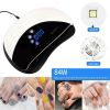 84W 42LEDs UV Nail Dryer Lamp Powerful Nail Polish Dryer Ice Lamp Smart Sensor Manicure Pedicure Nail Gel Fast Drying Machine