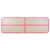 Inflatable Gymnastics Mat with Pump 236.2"x39.4"x3.9" PVC Pink