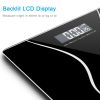 Digital Electronic LCD Personal Glass Bathroom Body Weight Weighing Scale 396 LB