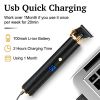 (Do Not Sell on Amazon) Men Hair Clippers, Professional Outliner Hair Trimmer Cordless, Mens Beard Trimmer, Wireless Hair Cutting Kit for Barbers, USB