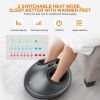 Foot Massager with Heat, NURSAL Electric Shiatsu Foot Massager for Plantar Fasciitis,Multi-Level Settings, Deeply Relax The Feet, Improve Blood Circul