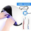 84W 42LEDs UV Nail Dryer Lamp Powerful Nail Polish Dryer Ice Lamp Smart Sensor Manicure Pedicure Nail Gel Fast Drying Machine