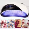 84W 42LEDs UV Nail Dryer Lamp Powerful Nail Polish Dryer Ice Lamp Smart Sensor Manicure Pedicure Nail Gel Fast Drying Machine