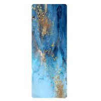 Van gaali rubber suede thickened yoga mat (Color: 3style, Thickness: 3.5mm)