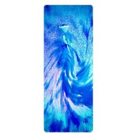Van gaali rubber suede thickened yoga mat (Color: 8style, Thickness: 1.5mm)