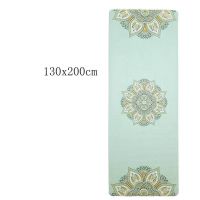 Van gaali rubber suede thickened yoga mat (Color: 12style, Thickness: 5mm)