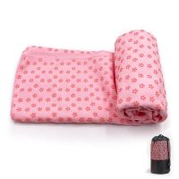 Yoga mat towel (Color: Pink)