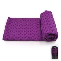 Yoga mat towel (Color: Purple)