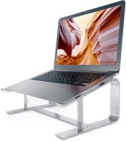 Laptop Stand, Computer Stand for Laptop, Aluminium Laptop Riser, Ergonomic Laptop Holder Compatible with MacBook Air Pro, Dell XPS, More 10-17 Inch La (Color: laptop stand)