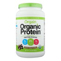 Orgain Organic Protein Powder - Plant Based - Creamy Chocolate Fudge - 2.03 lb (SKU: 1583848)