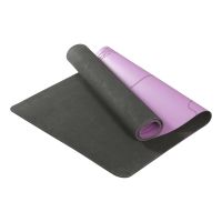 organic joga cork rubber mat, custom 4mm 5mm thick yoga met eco friendly yoga-matte,natural rubber yoga mat cork set (Material: PU)