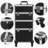 3 in 1 Aluminum Cosmetic Makeup Case Tattoo Box Pink