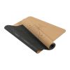 organic joga cork rubber mat, custom 4mm 5mm thick yoga met eco friendly yoga-matte,natural rubber yoga mat cork set