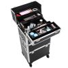 3 in 1 Aluminum Cosmetic Makeup Case Tattoo Box Pink