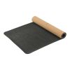 organic joga cork rubber mat, custom 4mm 5mm thick yoga met eco friendly yoga-matte,natural rubber yoga mat cork set