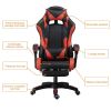 Gaming Chair Office Computer Seating Racing PU Ergonomic Chair Rolling Swivel Adjustable Massage Racer Recliner
