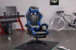Gaming Chair Office Computer Seating Racing PU Ergonomic Chair Rolling Swivel Adjustable Massage Racer Recliner