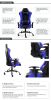 Gaming Chair Office Computer Seating Racing PU Ergonomic Chair Rolling Swivel Adjustable Massage Racer Recliner