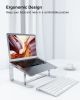 Laptop Stand, Computer Stand for Laptop, Aluminium Laptop Riser, Ergonomic Laptop Holder Compatible with MacBook Air Pro, Dell XPS, More 10-17 Inch La
