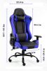Gaming Chair Office Computer Seating Racing PU Ergonomic Chair Rolling Swivel Adjustable Massage Racer Recliner