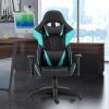 Gaming Chair Office Computer Seating Racing PU Ergonomic Chair Rolling Swivel Adjustable Massage Racer Recliner
