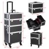 3 in 1 Aluminum Cosmetic Makeup Case Tattoo Box Pink