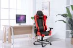 Gaming Chair Office Computer Seating Racing PU Ergonomic Chair Rolling Swivel Adjustable Massage Racer Recliner