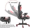 Gaming Chair Office Computer Seating Racing PU Ergonomic Chair Rolling Swivel Adjustable Massage Racer Recliner
